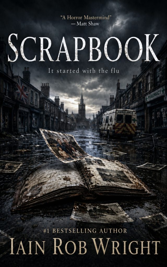 Front cover for Horror Novel Scrapbook