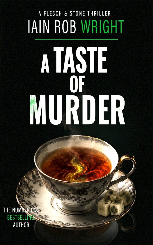 A Taste of Murder by Iain Rob Wright cover